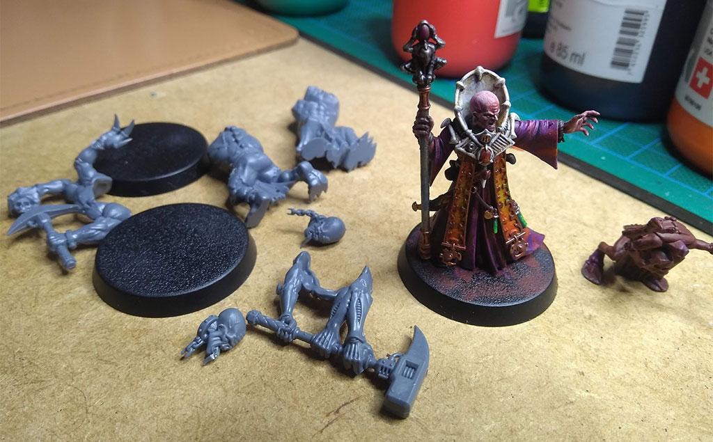 Miniature Aberrant Magus (From The Treacherous Manor) - NEXT LEVEL MINIATURES - Réf. M533 - Occasion